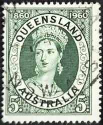 +++ AVUSTRALYA QUEENSLAND 100.YIL , VICTORIA       1960    - DAMGALI