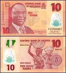 Nijerya 10 Naira