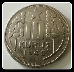 1940 10 KURUŞ (TCM4010) KM#863