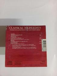 Classıcal hıghlıght famous -romantıc - ouvertures  albüm acılmamış ambalajında sıfır  koleksiyon klasik cd müzik  YILMAZ VİDEO