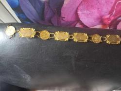 Çelik üstü kaplama zirkon taşlı osmanlı tuğra ve replika para lar.ile yapılmış 80 cm uzunluğunda el yapımı kemet