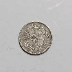 OSMANLI İMPARATORLUĞU PADİŞAH SULTAN MEHMET REŞAT HİCRİ 1327/5. SENE NİKEL 10 PARA ÇİL KONDİSYONDA