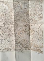 Necip Bey haritaları... Şehremaneti İstanbul Rehberi Beyoğlu ciheti haritası, Necib Bey, Viyana Hölzel Matbaası, 1334,