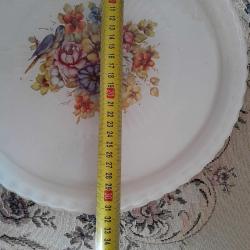 Antika Cam Boyama Tepsi