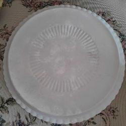 Antika Cam Boyama Tepsi