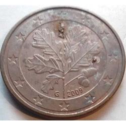 Almanya 5 Euro cent, 2009 Darphane işareti 