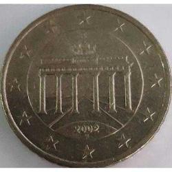 Almanya 50 Euro cent, 2002 Darphane işareti 