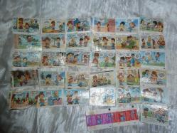 ESKİ BAKKALİYE NAZAR SAKIZ ÇİKLET KAĞITLARI LOTU 32 ÇEŞİT