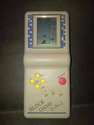 VİNTAGE BLOCK GAME 2 İN 1  EL ATARİSİ