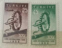 TÜRKİYE=1956 İ-1888..89 25. İzmir Enternasyonal Fuar