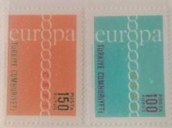 1971 Europa Cept Damgasız Seri