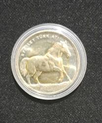 2014 YILI BYERLEY TÜRK ATI DARPHANE HATIRA HAYVANLI BİMETAL