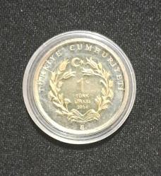 2014 YILI BYERLEY TÜRK ATI DARPHANE HATIRA HAYVANLI BİMETAL