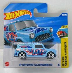 Hot Wheels '67 Austin Mini Van - Mavi