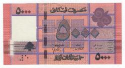 Lübnan 2021 Yılı 5.000 Lira ÇİL