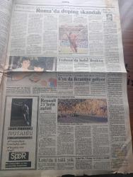 Güneş Gazetesi - Turkish Newspaper - 10 Ekim 1990 - İçişleri Bakanı Abdulkadir Aksu Turan Dursun Hiram Abas ve Bahriye Üçok'un katillerini yakalatanlara 250'şer milyon vadetti - Bahriye Üçok'un cenazesinde laiklik gösterisi fotoğraf - Güneş Taner Dışişleri Bakanı olma Arzum yok - polis İslami örgütlere ajan sokmadı - Saddam'ın yeni silah taş füzesi - müttefik kuvvetler Saros'a çıktı - Efes müzesi'nde çatal bıçak sesi - Kore gazileri hayatında gazisi - 2000'e doğru dergisi tazminata mahkum oldu - Bahriye Üçok denizi yazan Uluç Gürkan - ANAP irtica önergesini reddetti - filistinliler ayakta - satrançta iki evde rakip Kasparov ile Karpov yenişemiyor - Al Pacino ile Ellen Barkin'li aşk denizi filmi - Murat Karayalçın muradına erdi - holdingler marketçiliğe soyundu - Roma takımında doping skandalı - Fenerbahçe'de yıldızlar Hiddink'e karşı fotoğraf - Galatasaray Romen Pena'yı beğendi - Yusuf ve Piontek yazan Hıncal Uluç - Beşiktaş başkanı Süleyman Seba sertleşti - Fenerbahçe'de birleşik grup