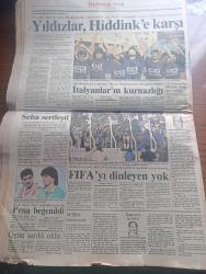 Güneş Gazetesi - Turkish Newspaper - 10 Ekim 1990 - İçişleri Bakanı Abdulkadir Aksu Turan Dursun Hiram Abas ve Bahriye Üçok'un katillerini yakalatanlara 250'şer milyon vadetti - Bahriye Üçok'un cenazesinde laiklik gösterisi fotoğraf - Güneş Taner Dışişleri Bakanı olma Arzum yok - polis İslami örgütlere ajan sokmadı - Saddam'ın yeni silah taş füzesi - müttefik kuvvetler Saros'a çıktı - Efes müzesi'nde çatal bıçak sesi - Kore gazileri hayatında gazisi - 2000'e doğru dergisi tazminata mahkum oldu - Bahriye Üçok denizi yazan Uluç Gürkan - ANAP irtica önergesini reddetti - filistinliler ayakta - satrançta iki evde rakip Kasparov ile Karpov yenişemiyor - Al Pacino ile Ellen Barkin'li aşk denizi filmi - Murat Karayalçın muradına erdi - holdingler marketçiliğe soyundu - Roma takımında doping skandalı - Fenerbahçe'de yıldızlar Hiddink'e karşı fotoğraf - Galatasaray Romen Pena'yı beğendi - Yusuf ve Piontek yazan Hıncal Uluç - Beşiktaş başkanı Süleyman Seba sertleşti - Fenerbahçe'de birleşik grup