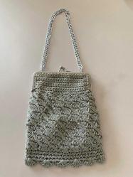 Antika El işi Gece Çantası Clutch 1930s