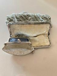 Antika El işi Gece Çantası Clutch 1930s