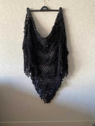 Vintage Üçgen Şal El işi