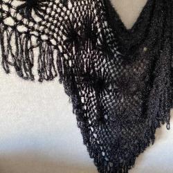 Vintage Üçgen Şal El işi