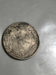 Osmanlı Sultan Mehmet Reşat 20 para Nikel orjinaldir.1327/6