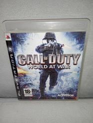 Ps3 BOŞ oyun kutusu call of duty world at war. Orijinal. Kitapçık mevcut. Cd YOK.