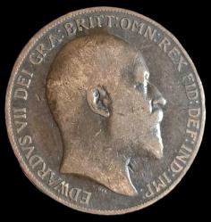 İngiltere 1908 1 Penny