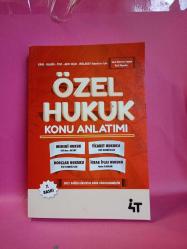 ÖZEL HUKUK KONU ANLATIMI-MEDENİ HUKUK-BORÇLAR HUKUKU+İCRA-İFLAS HUKUKU-TİCARET HUKUKU(KPPSS-KLASİK-TEST-AÇIK UÇLU-MÜLAKAT SINAVLARI İÇİN) 2.EL