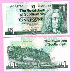LOT.12 » SCOTLAND 1 Pound 2001 p351 UNC  (TK 19 204) ÇİL