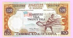 LOT.6 » Samoa 20 Tala, 2002 ND, SERIES C UNC (TK 19 205) ÇİL