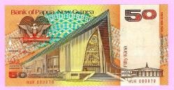 LOT.8 » PAPUA NEW GUINEA 50 Kina 1989 p11a, UNC (TK 19 210) ÇİL