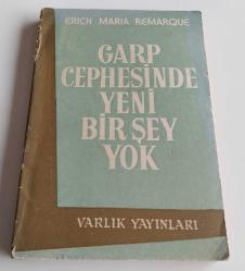Garp Cephesinde Yeni Bir Şey Yok ( 1956 1. Baskı )