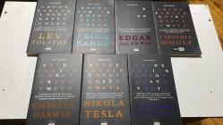 AFORİZMALAR - FRIDA KAHLO / DOSTOYEVSKI / CHARLES DARWIN / EDGAR ALLAN POE / WIRGINIA WOLF / NIKOLA TESLA / TOLSTOY (7 KİTAP)