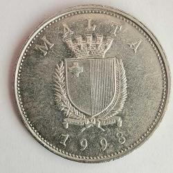 MALTA  1998  25 CENT