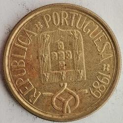PORTEKİZ  1989    5  ESCUDOS