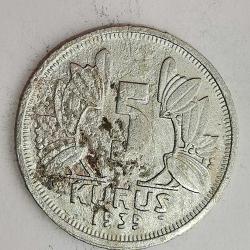 TÜRKİYE  1939  5  KURUŞ