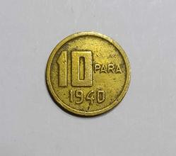 1940 YILI BRONZ 10 PARA ÇİL ALTI KONDİSYONDA