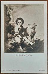 1900'lerin başı Resim Temalı Sanatsal Kartpostal