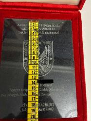 Azerbaycan Silahlı Kuvvetleri plaket