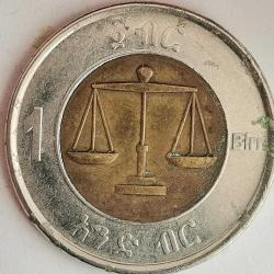 ETİYOPYA  2010   1  BIRR