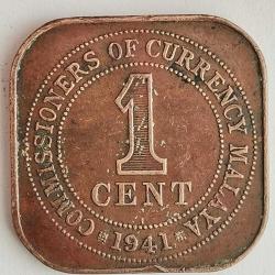 MALAYA  1941  1 CENT