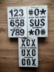 JOHN VERDON KİTAPLARI - AKLINDAN BİR SAYI TUT-PETER PAN ÖLMELİ-ŞEYTANI UYANDIRMA ( 3 KİTAP )