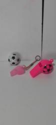 Renkli Futbol Topu Figürlü Düdük