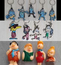 Taş devri Fred Barni Wilma çakıl figür oyuncak set. Sevimli canavar yaratık figür anahtarlık süs set. Hugo hugolayn TipiTip Tipitoş figür anahtarlık süs set koleksiyon nostalji tasarım dekor hediye vintage retro aksesuar reklam promosyon hobi minyatür diorama