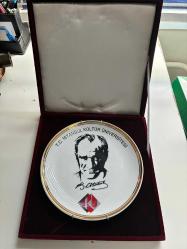 Atatürk Yıldız porselen tabak