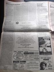 Cumhuriyet Gazetesi - Turkish Newspaper - 8 Şubat 1991 - dünyada terör dehşeti - Londra'da Savaş kabinesine havan topu - incirlik'te görevli Amerikalı öldürüldü - Bağdat Kuveyt hattına darbe - ABD Dışişleri Bakanı James Baker'ın Orta Doğu planı geniş yankı uyandırdı - Kıbrıs raporu öncesi randevu - Amerikalı'ya saldırıyı Dev Sol üstlendi - Paris yasası yazan Uğur Mumcu - Washingtonun bakışı yazan Hasan Cemal - Bülent Ecevit Cumhuriyet için yazdı İnsan mı Petrol mü - idam cezası kaldırılmalı yazan Melih Cevdet Anday - Turgut Özal'a Şeref dostu ünvanı - Haydar Arman adlı vatandaşın işkence sonucu öldürüldüğü ileri sürüldü - SHP'de platform savaşı - DYP'de Parti Okulu - Stephen King'in yapıtından sinema aktarılan Misery sinemalarda Fotoğrafı - Hakkari devlet hastanesinin arka bahçesinde Sahra hastanesi böyle kuruldu fotoğraf - İstanbul belediyesi şehir tiyatroları - ABD yönetimi Kürt örgütleri ile temas yasak - Kuveyt harekatı savaş haritası - Fenerbahçe otelden kurtuluyor - Milan