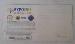 EXPO 2016 ANTALYA GİRİŞ BİLETİ