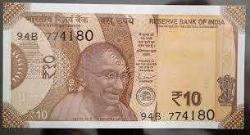 HİNDİSTAN 10 RUPİ 2017. MAHATMA GANDHI Görsel