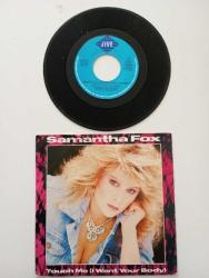 Samantha Fox - Touch Me 1986 Avrupa Baskı 45lik Plak
